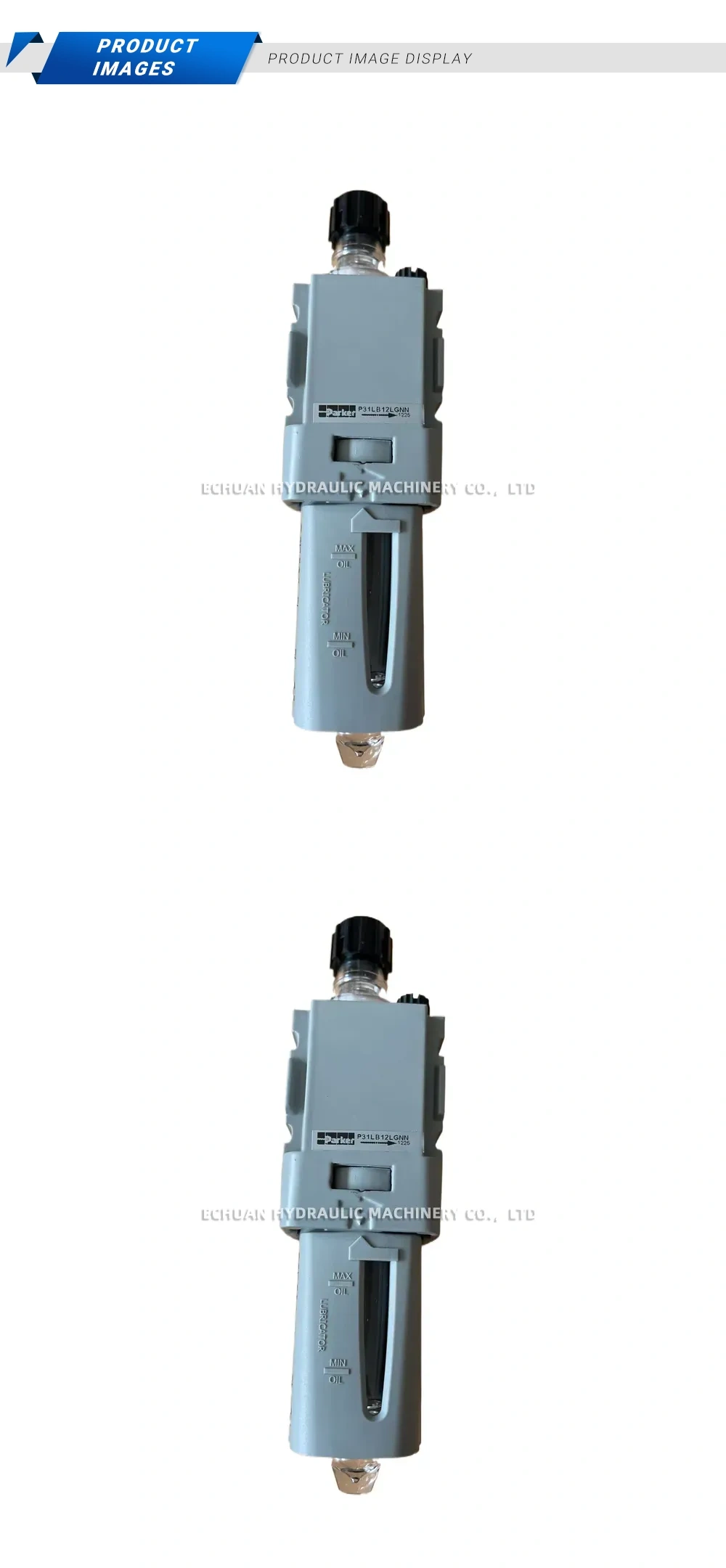 Parker P31LB12LGNN Pneumatic Air Lubricator Description