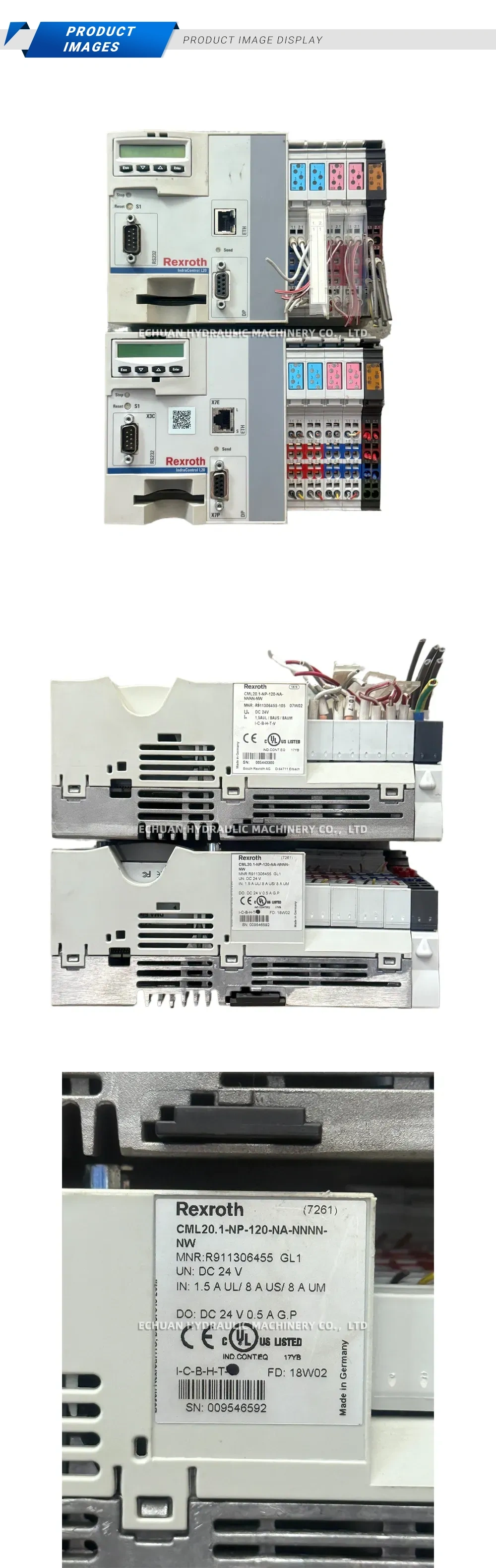 Rexroth CML20.1-NP-120-NA-NNNN-NW Embedded Control System Description
