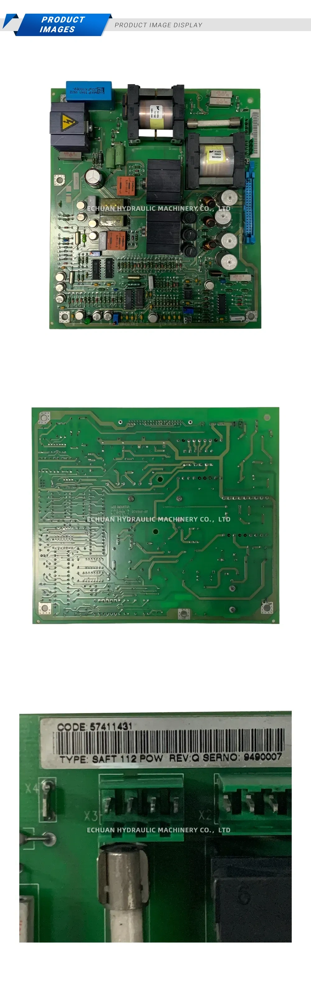 SAFT SAFT 112 POW Industrial Power Supply Circuit Board Description