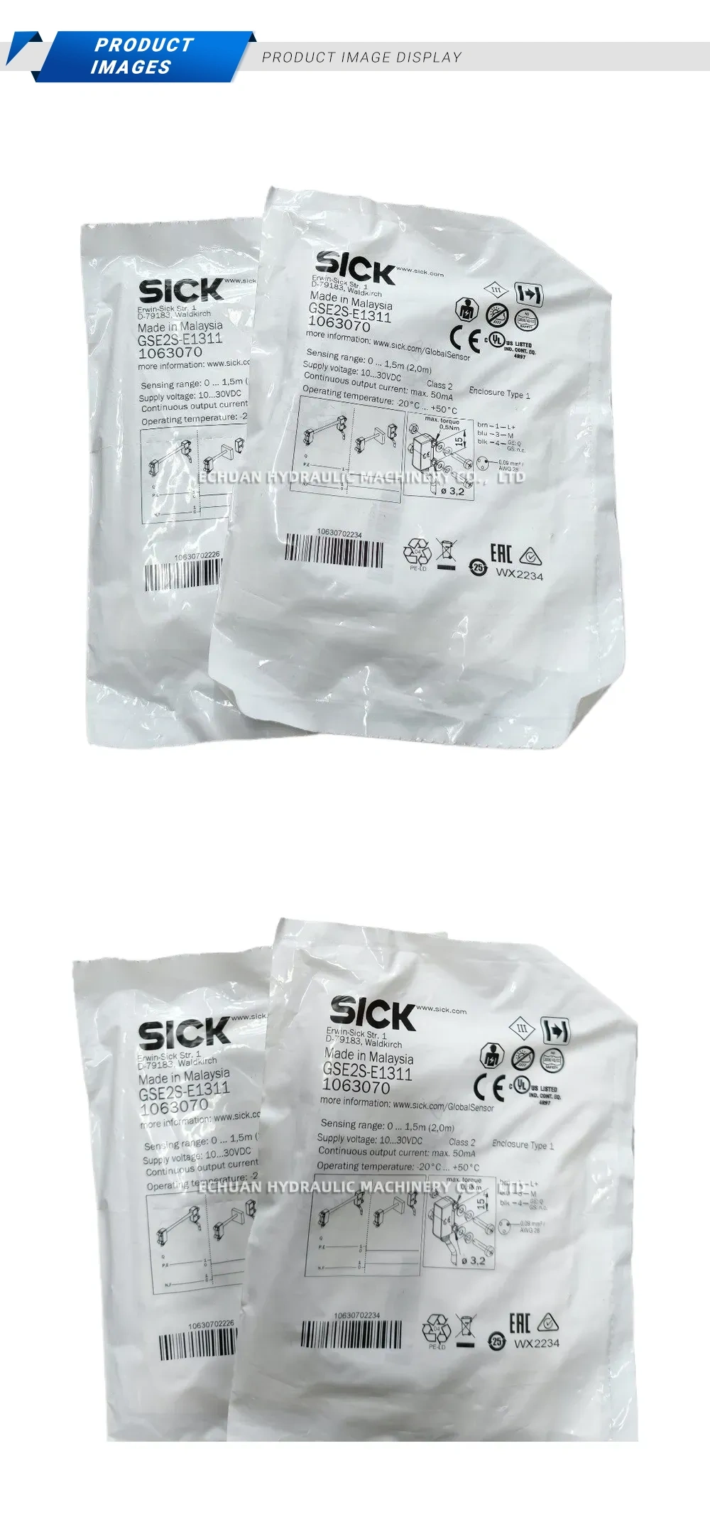 SICK GSE2S-E1311 Photoelectric Sensor Description