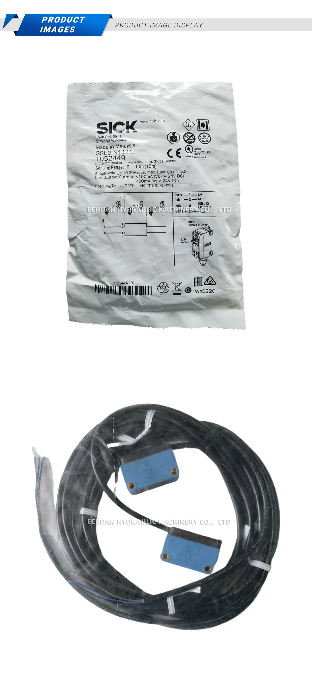 SICK GSE6-N1111 Photoelectric Sensor Description