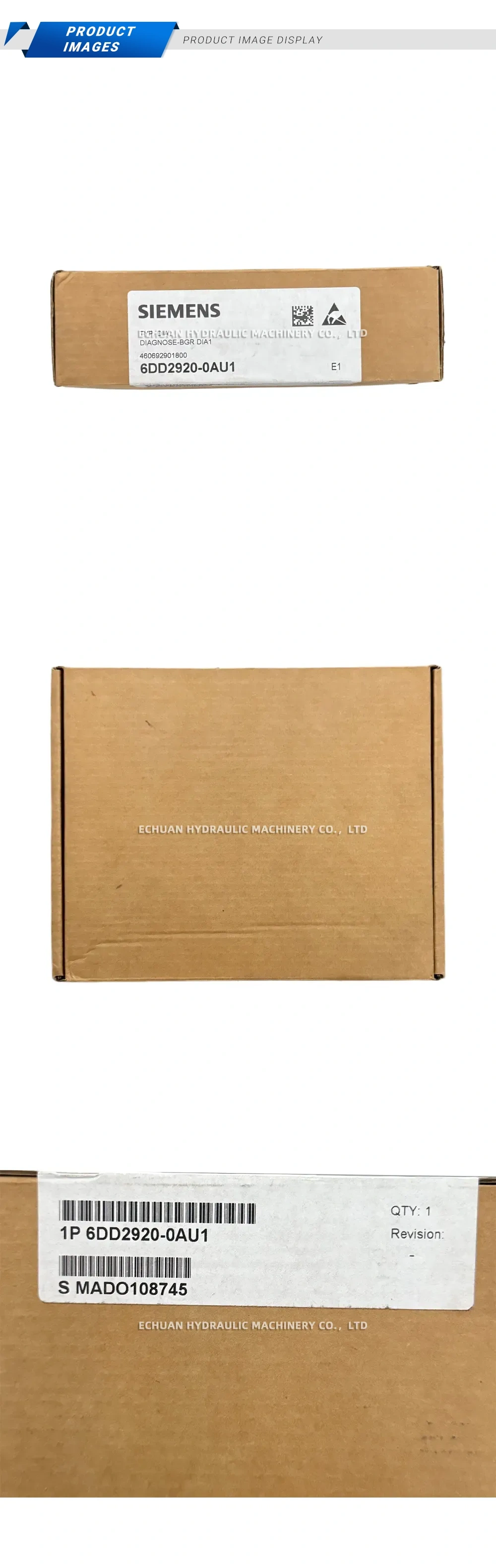 SIEMENS 6DD2920-0AU1 Diagnosis Module Description