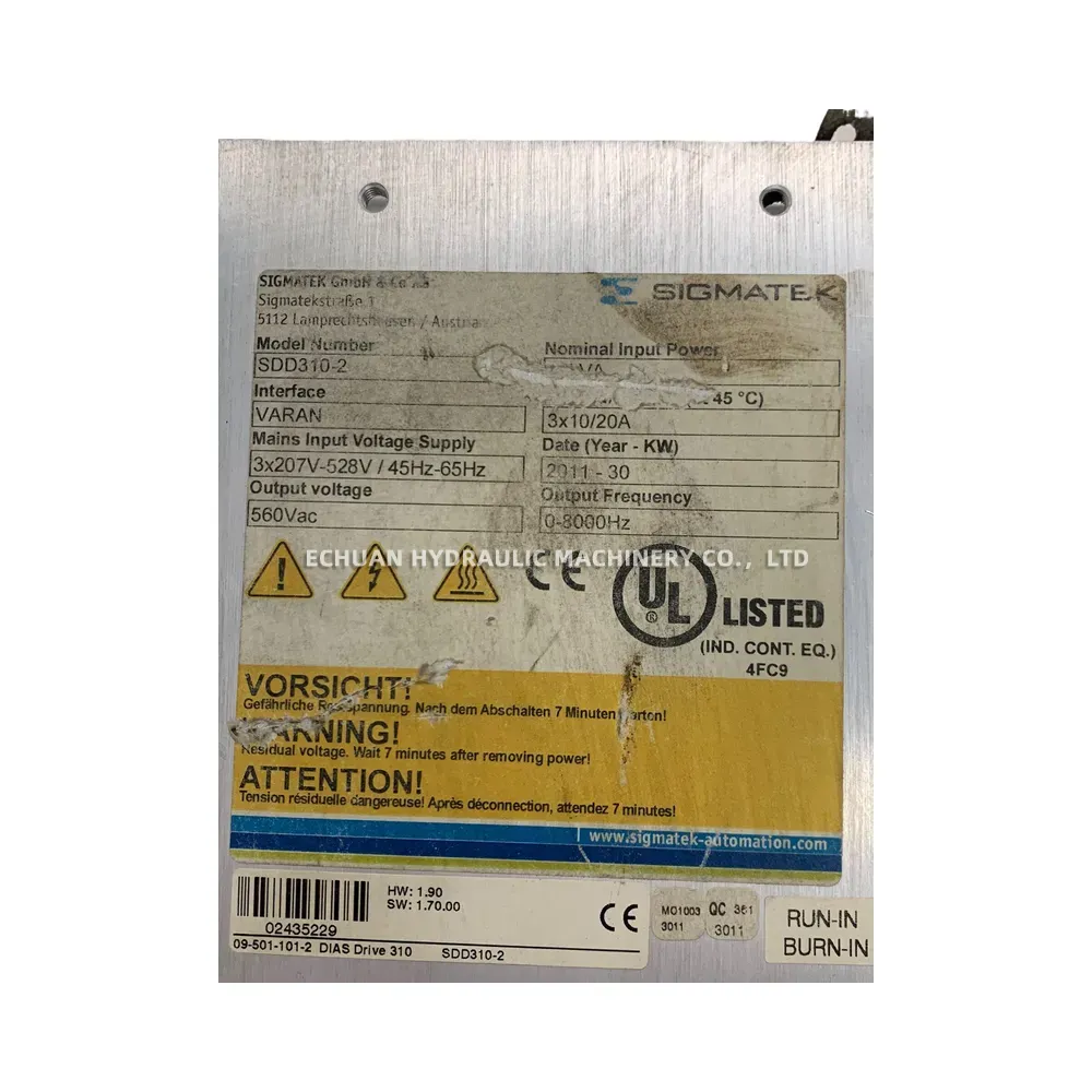 SIGMATEK SDD310-2 Servo Drive