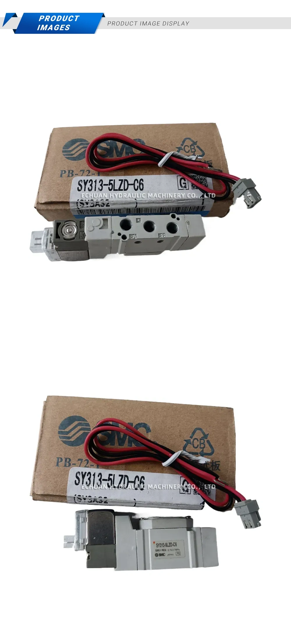 SMC SY313-5LZD-C6 Solenoid Valve Description