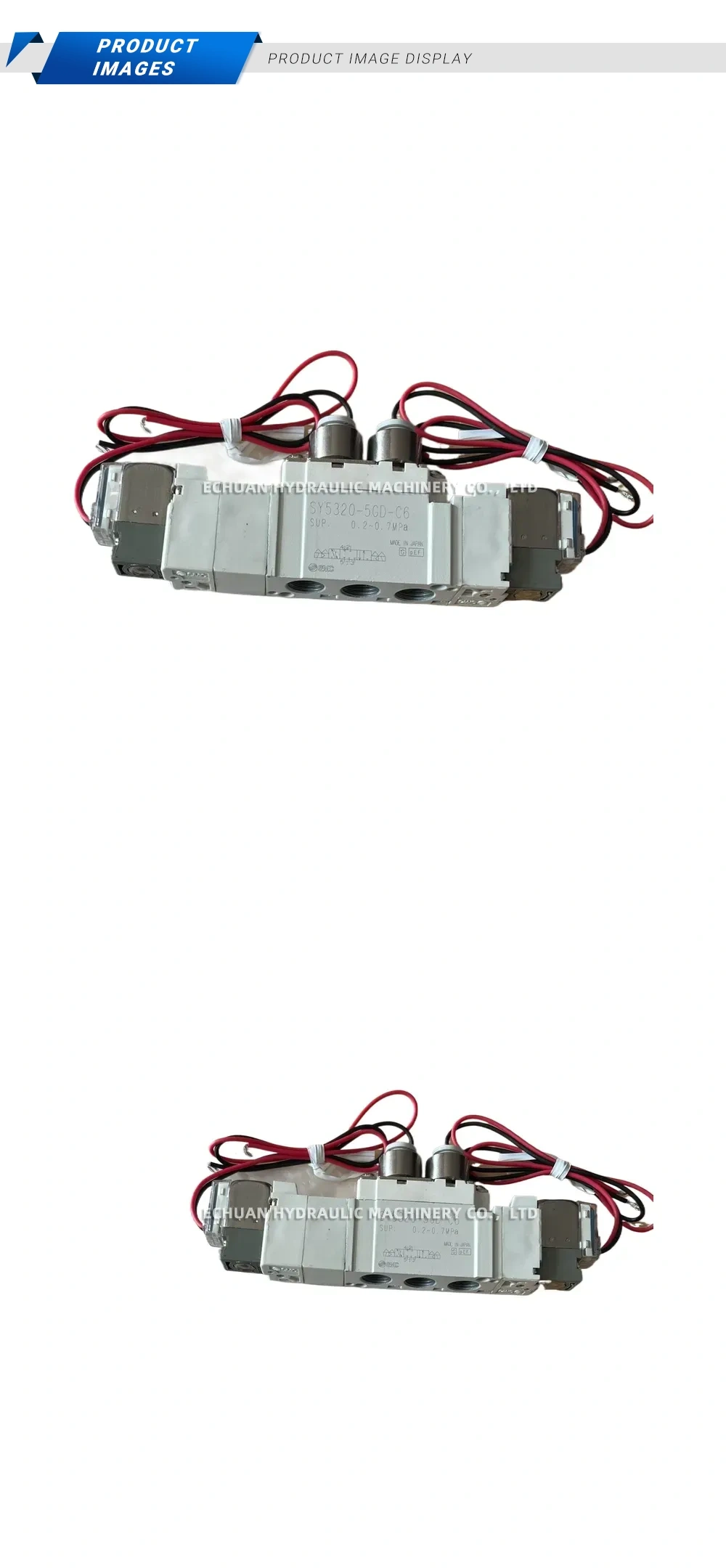 SMC SY5320-5GD-C6 Pneumatic Solenoid Valve Manifold Description