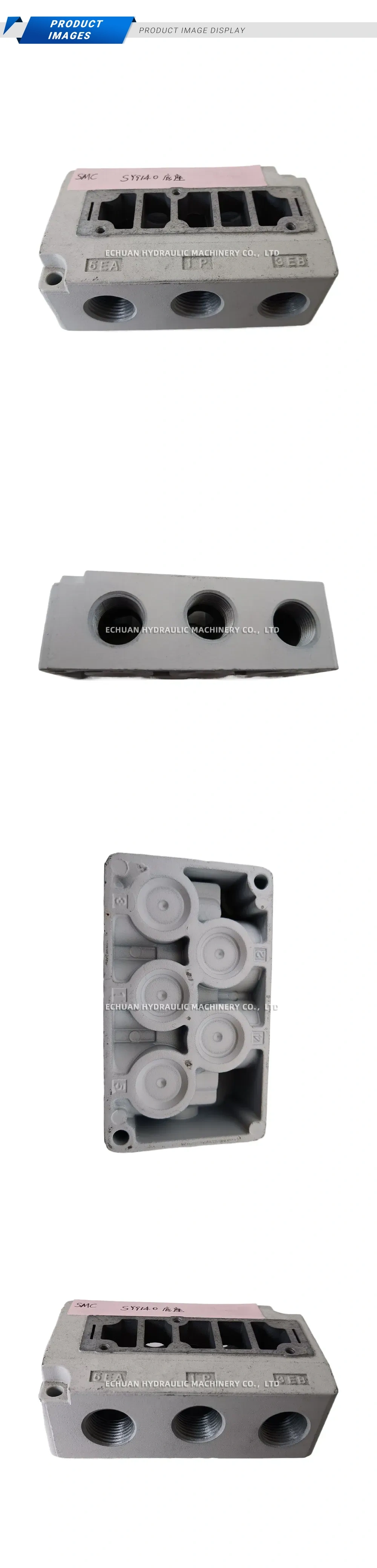 SMC SY9140 Pneumatic Valve Manifold Base Description