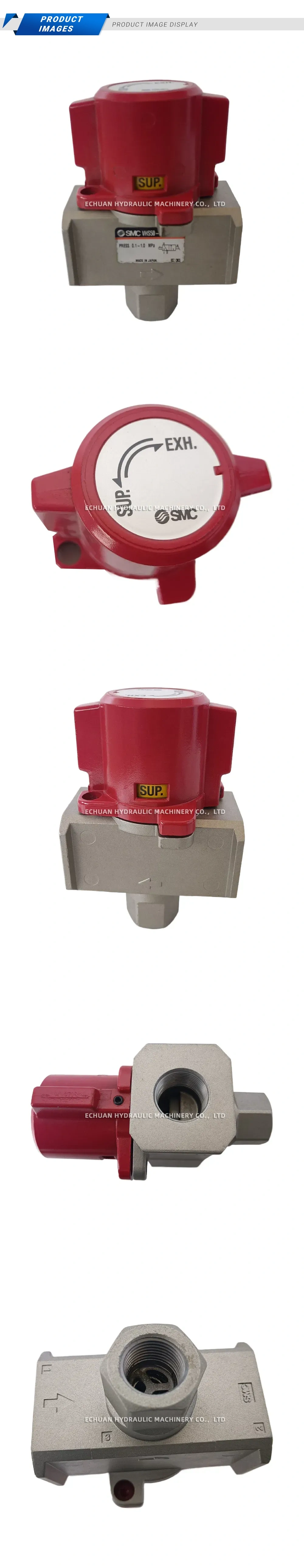 SMC VHS50 Pneumatic Hand Selector Valve Description
