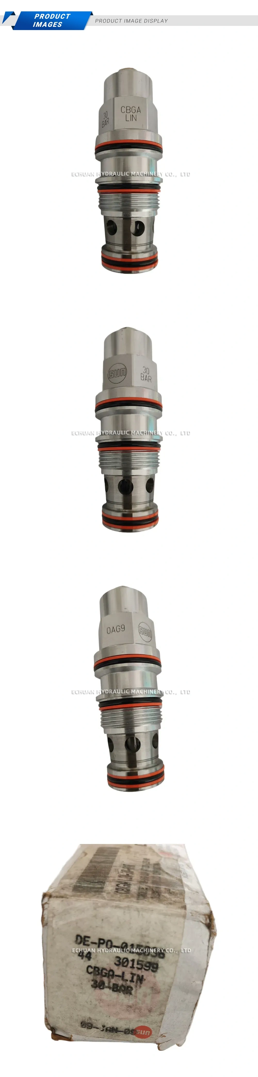 SUN CBGA-LIN Hydraulic Cartridge Valve Description