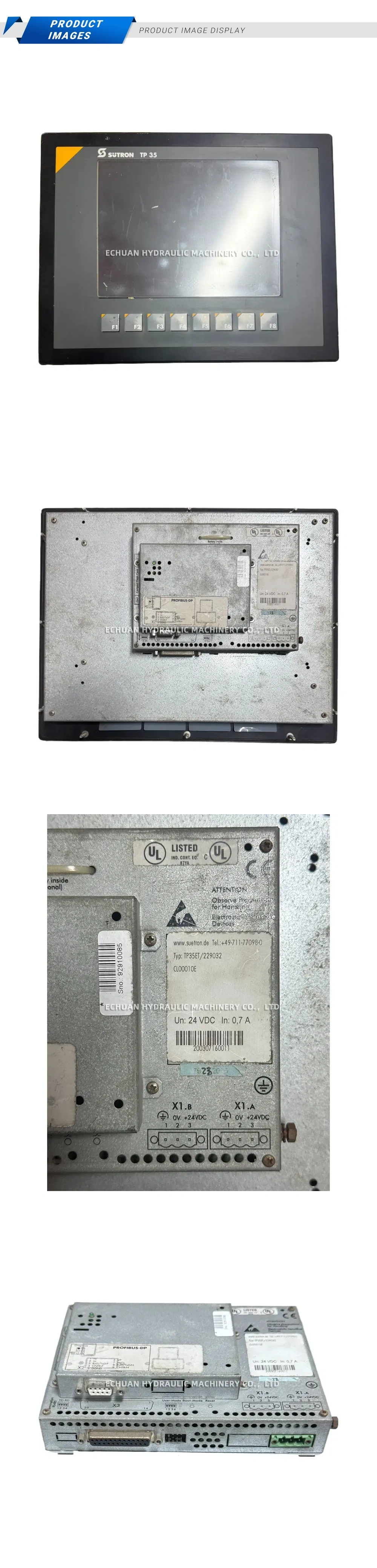 SUTRON TP35ET/229032 Industrial Touch Panel (HMI) Description