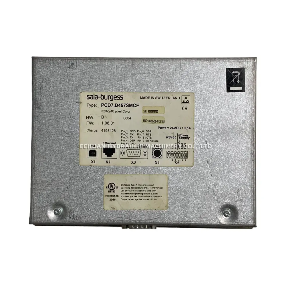 Saia-Burgess PCD7.D457SMCF Web Panel