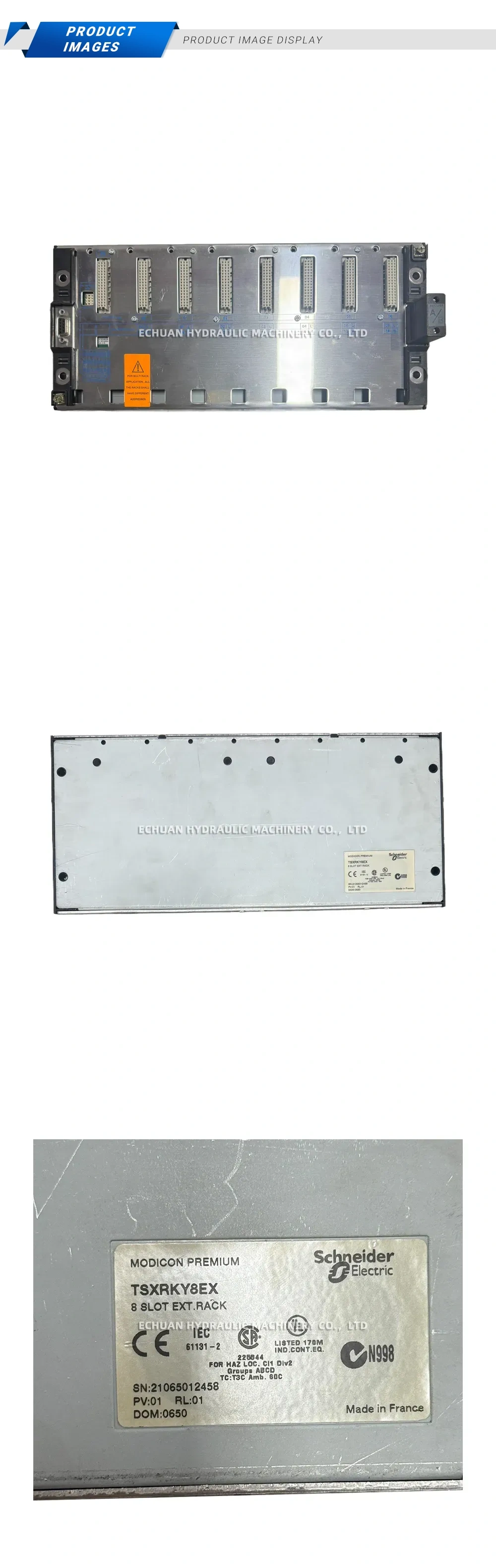 Schneider Electric TSXRKY8EX 8 Slot Extension Rack Description