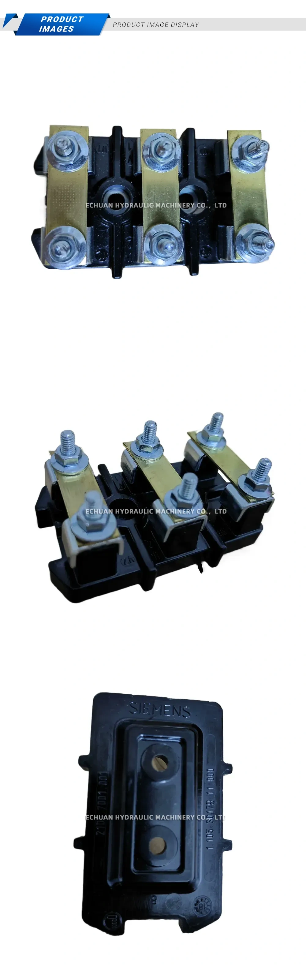 Siemens 2105 7001 001 Electrical Terminal Block / Busbar Assembly Description