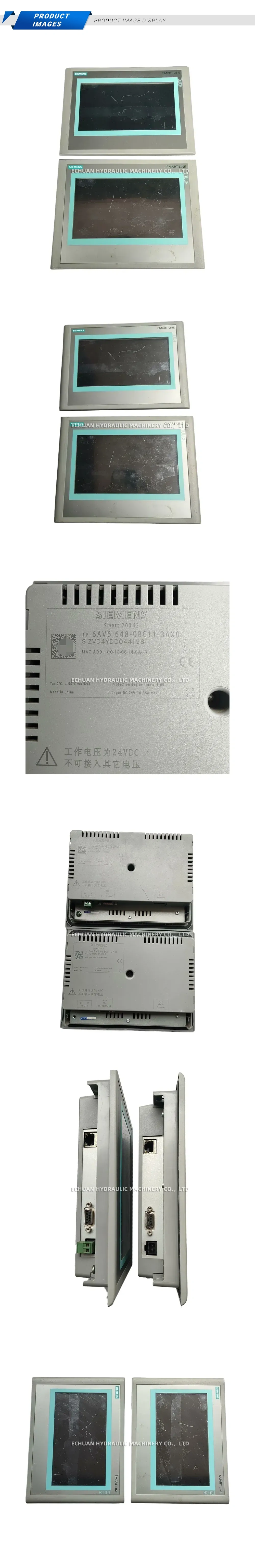 Siemens 6AV6 648-0BC11-3AX0 HMI Touch Panel Description