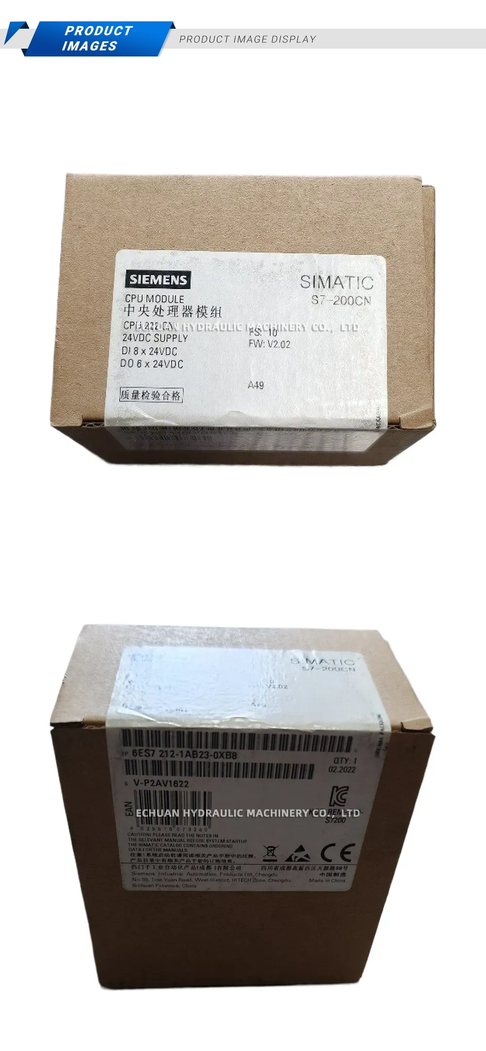 Siemens 6ES7 212-1AB23-0XB8 PLC CPU Module Description