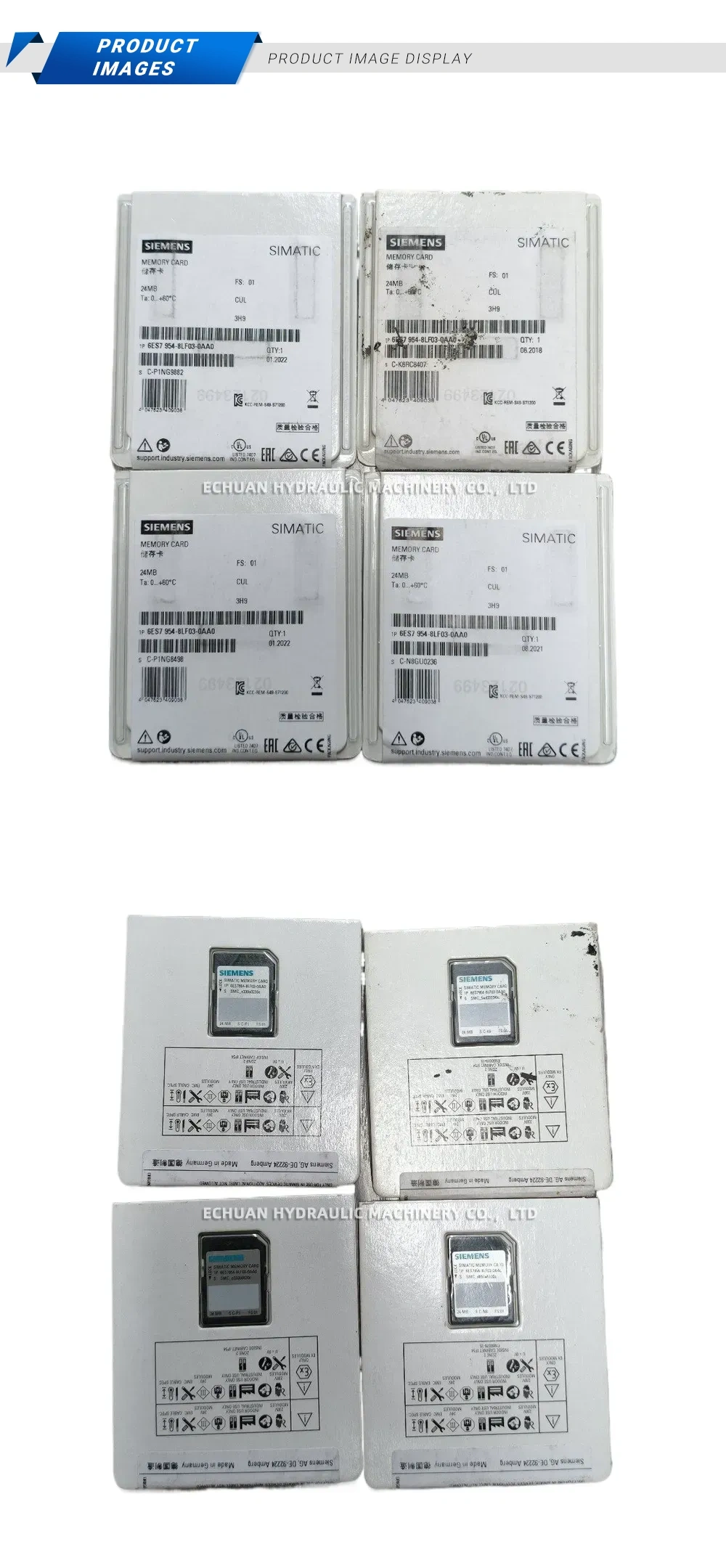 Siemens 6ES7 954-8LF03-0AA0 SIMATIC Memory Card Description