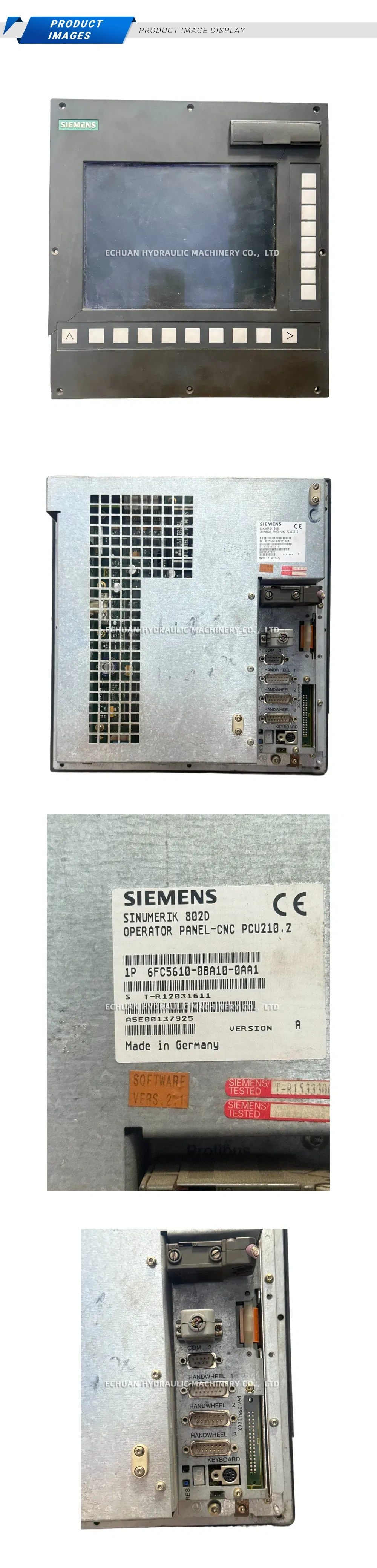 Siemens 6FC5610-0BA10-0AA1 CNC Operator Panel Description