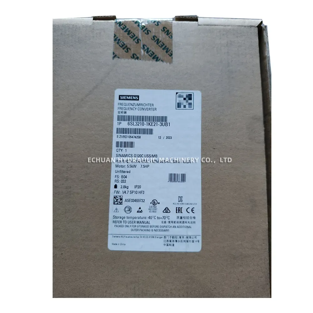 Siemens 6SL3210-1KE21-3UB1 Frequency Converter