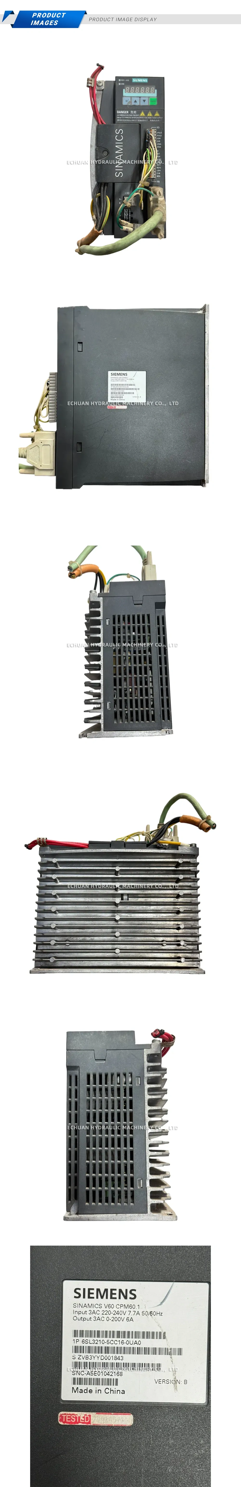 Siemens 6SL3210-5CC16-0UA0 Servo Drive Description