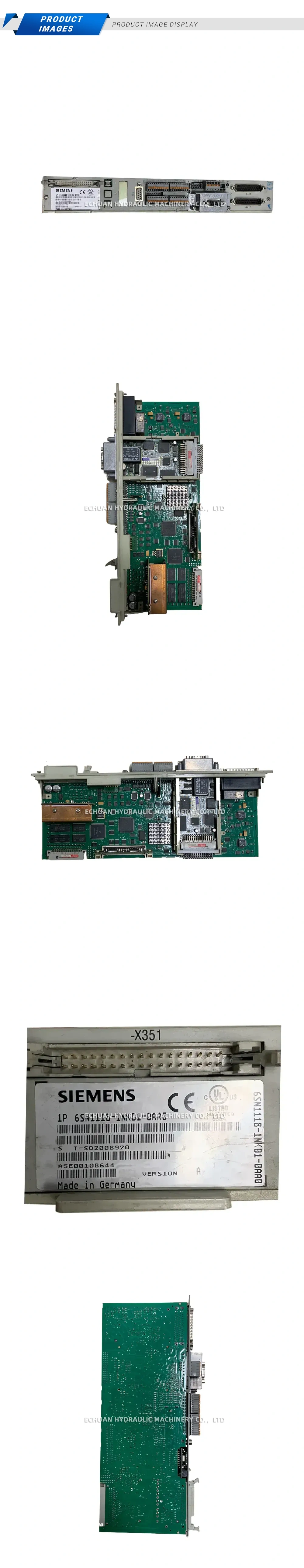 Siemens 6SN1118-1NK01-0AA0 SIMODRIVE 611 Control Module Description