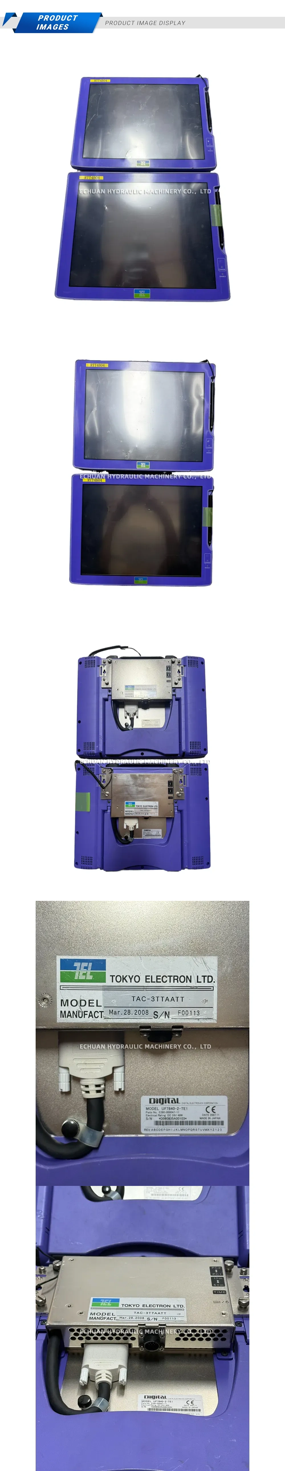 Tokyo Electron TAC-3TTAATT Industrial Touch Panel Terminal Description