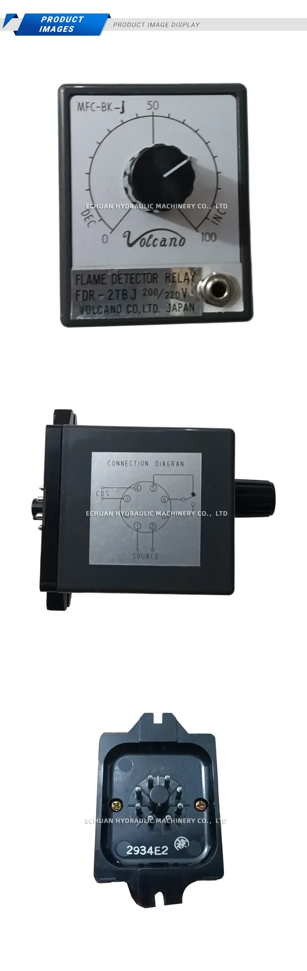 Volcano FDR-2TBJ Flame Detector Relay Description
