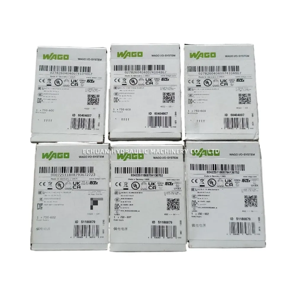 WAGO 750-600, 750-602, 750-607 I/O System Modules (End Module, Power Supply)