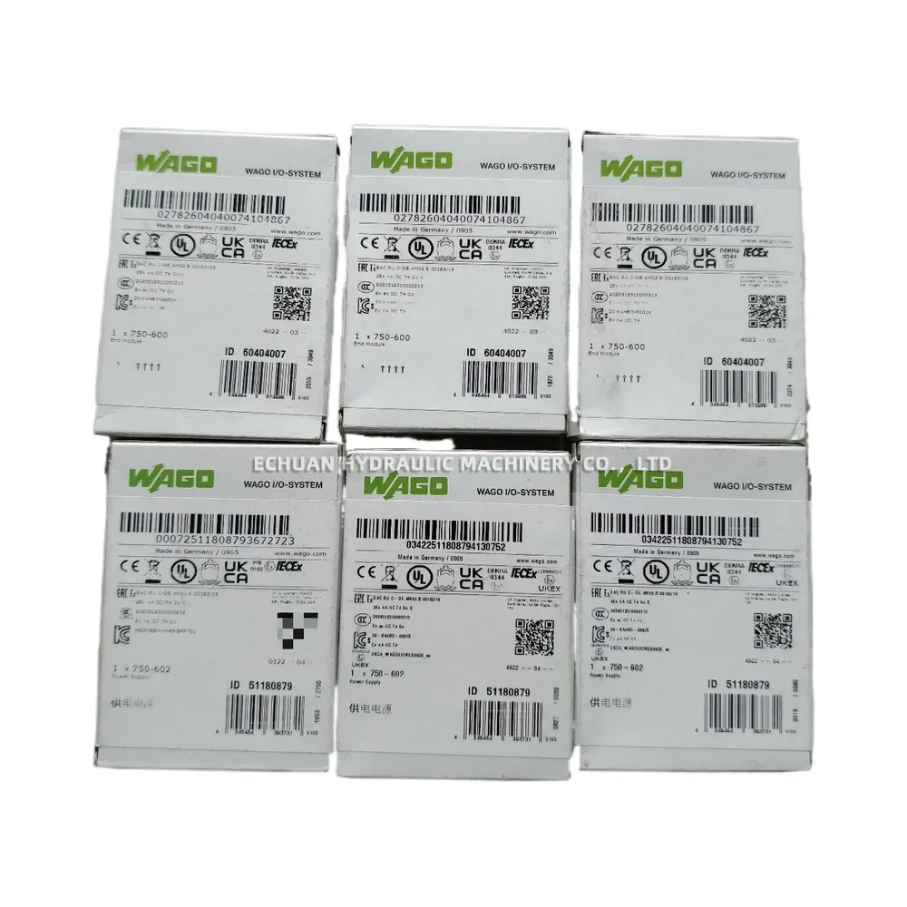 WAGO 750-600, 750-602, 750-607 I/O System Modules (End Module, Power Supply)