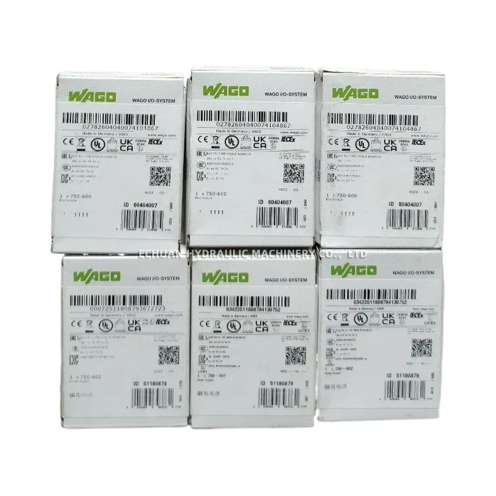 WAGO 750-600, 750-602, 750-607 I/O System Modules (End Module, Power Supply)
