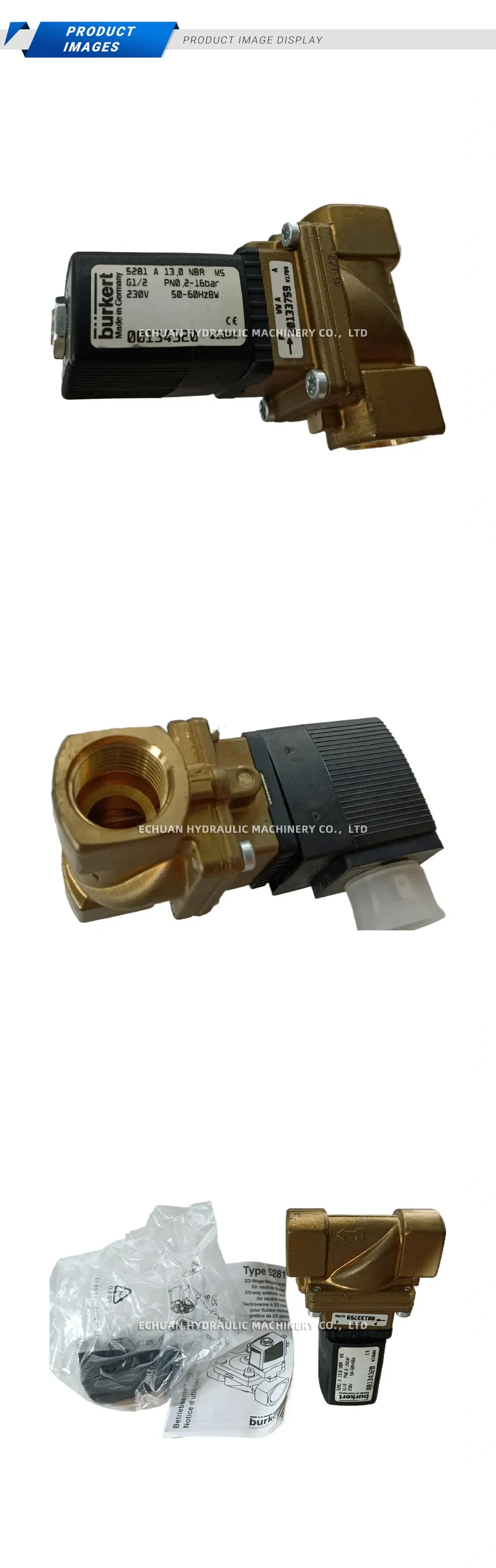 burkert 5281 Solenoid Valve Description
