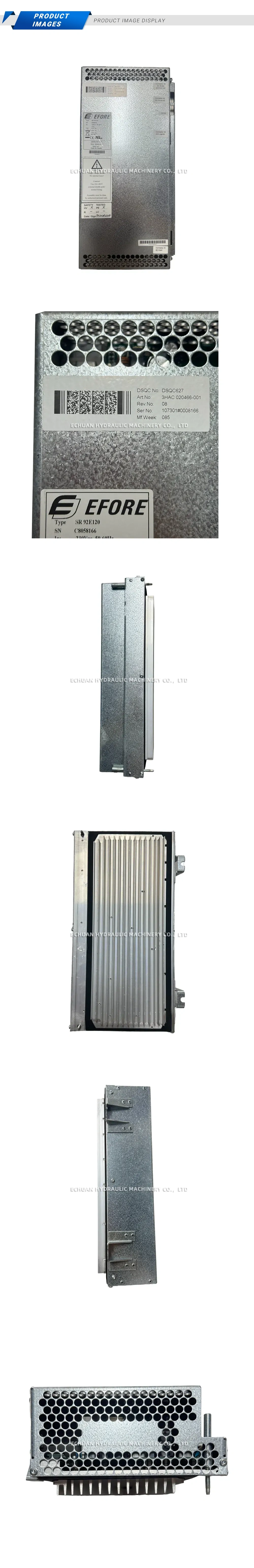 ABB / EFORE DSQC627 / SR 92E120 Robot Controller Power Supply Unit Description