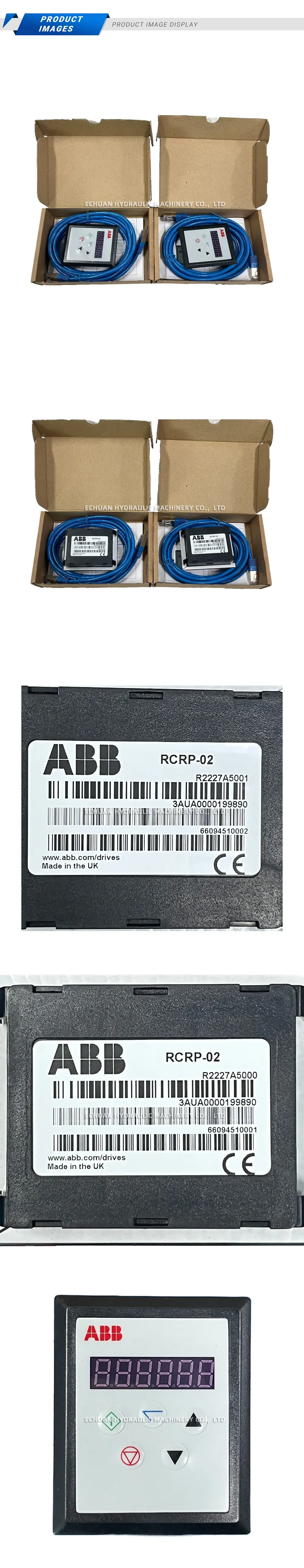 ABB RCRP-02 Remote Control Panel Description