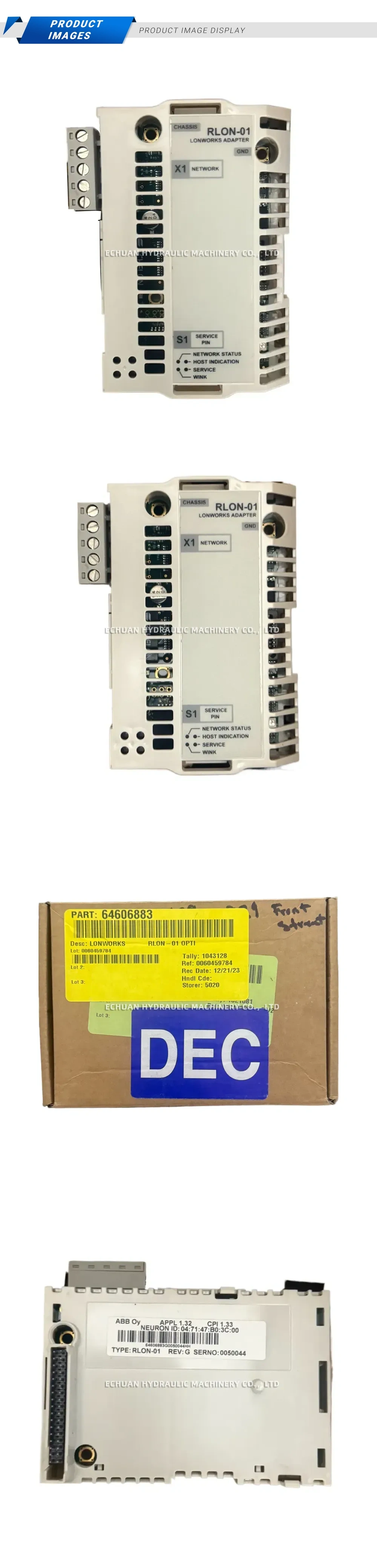 ABB RLON-01 LonWorks Adapter Module Description