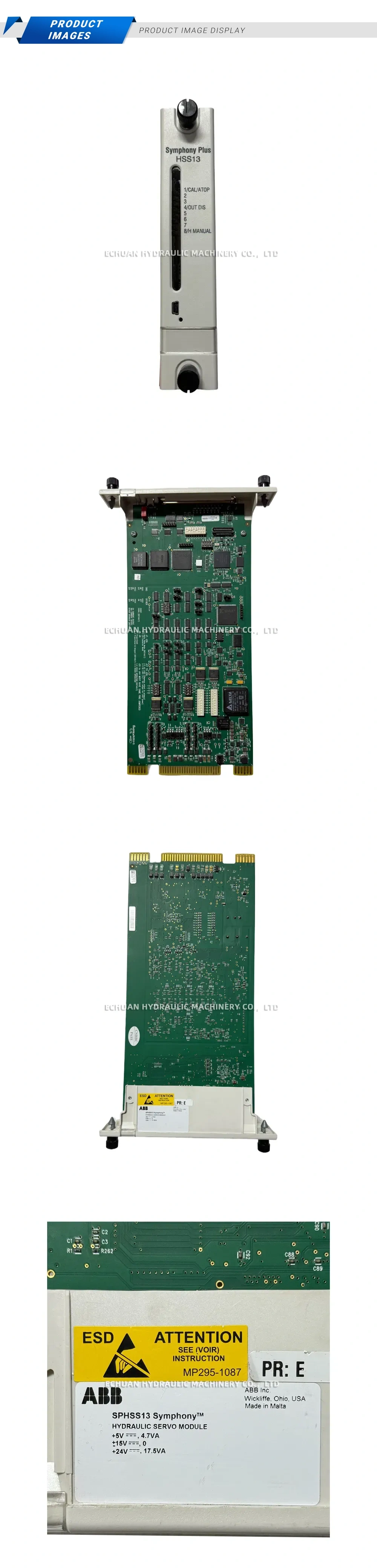 ABB SPHSS13 Hydraulic Servo Module Description