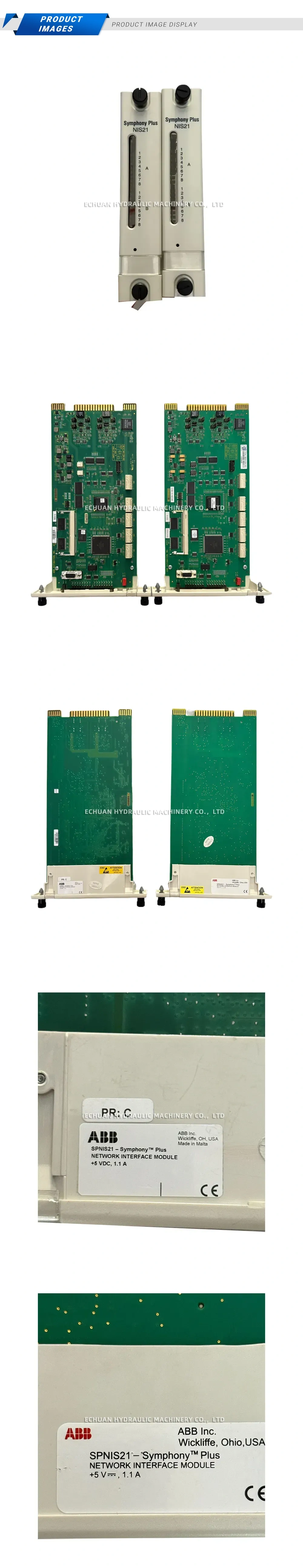 ABB SPNIS21 Network Interface Module Description