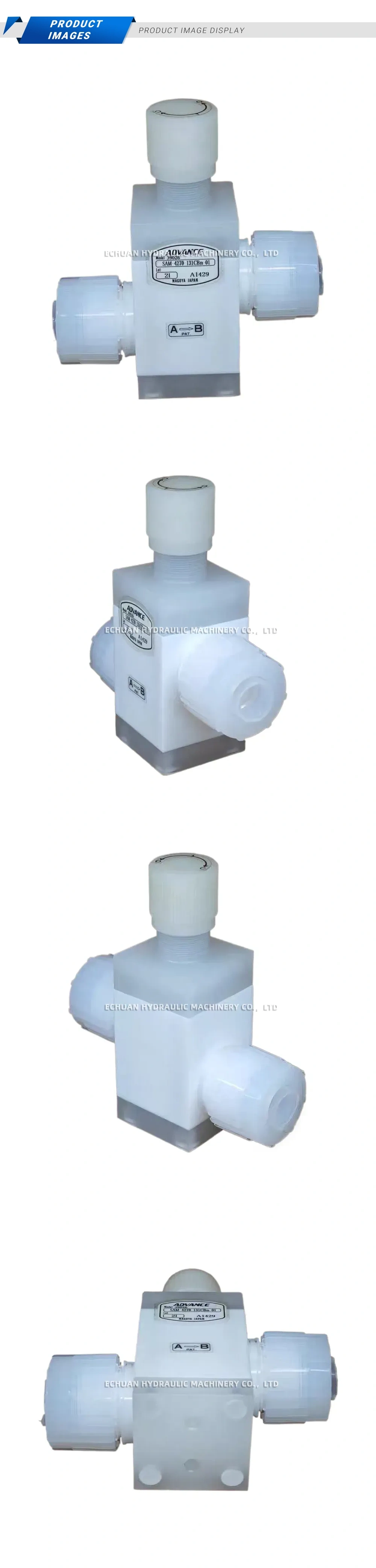 ADVANCE SAM-4270-131CBm-01 Manual Flow Control Valve Description