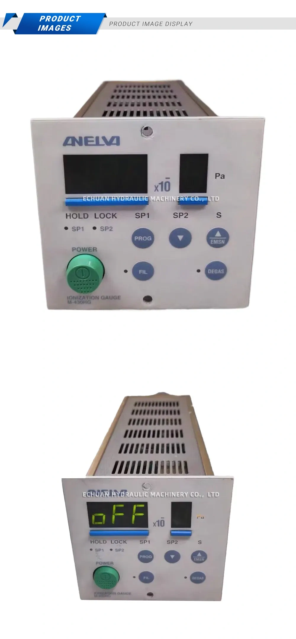 ANELVA M-430HG Ionization Gauge Controller Description
