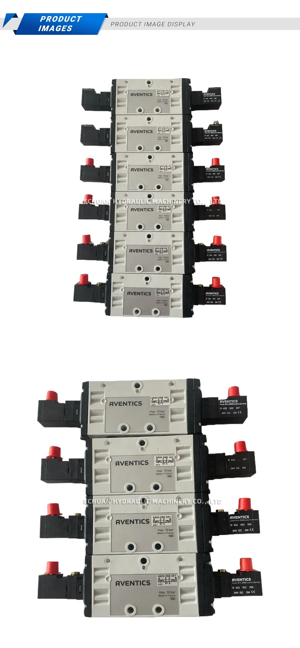 AVENTICS 0820 059 051 / 0820 059 301 / 0820 059 161 Pneumatic Solenoid Valve Description