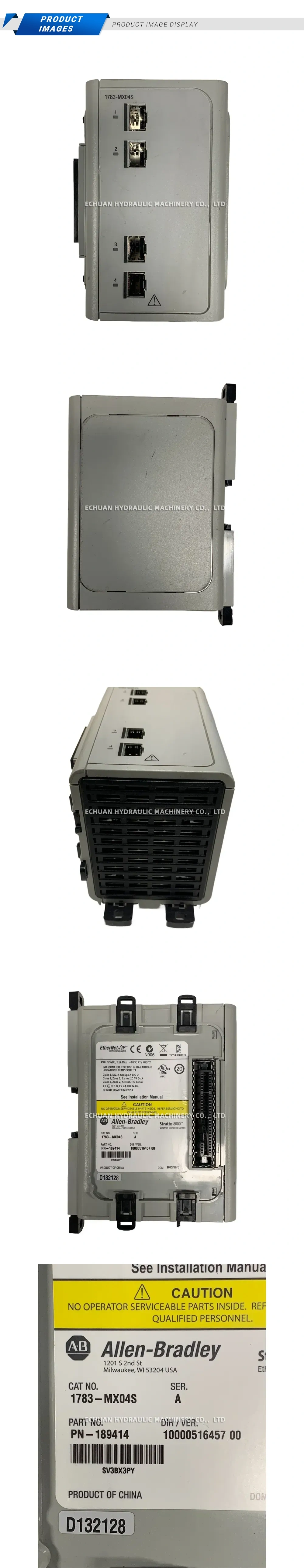 Allen-Bradley 1783-MX04S Stratix 8000 Ethernet Managed Switch Description