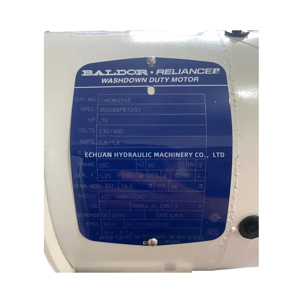 Baldor-Reliance CWDM3542 Washdown Duty Motor