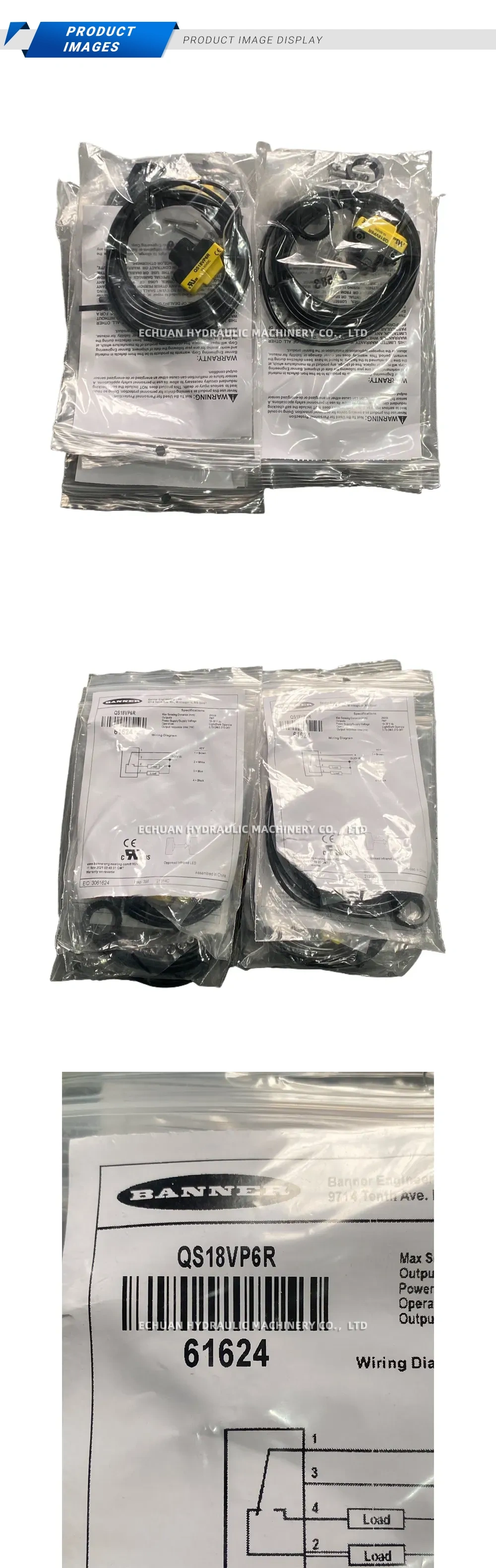 Banner QS18VP6R Opposed Infrared LED Photoelectric Sensor Description