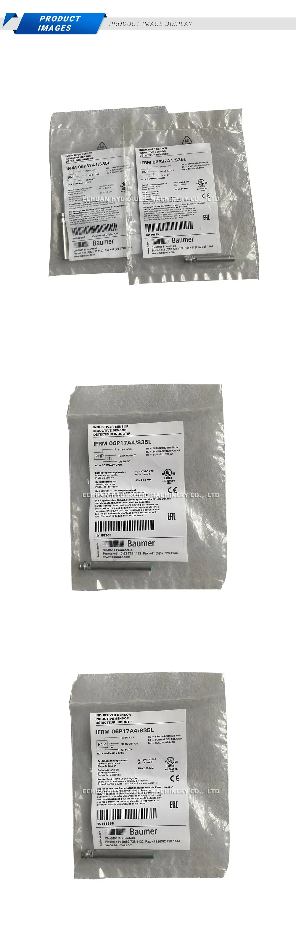 Baumer IFRM 06P17A4/S35L Inductive Sensor Description