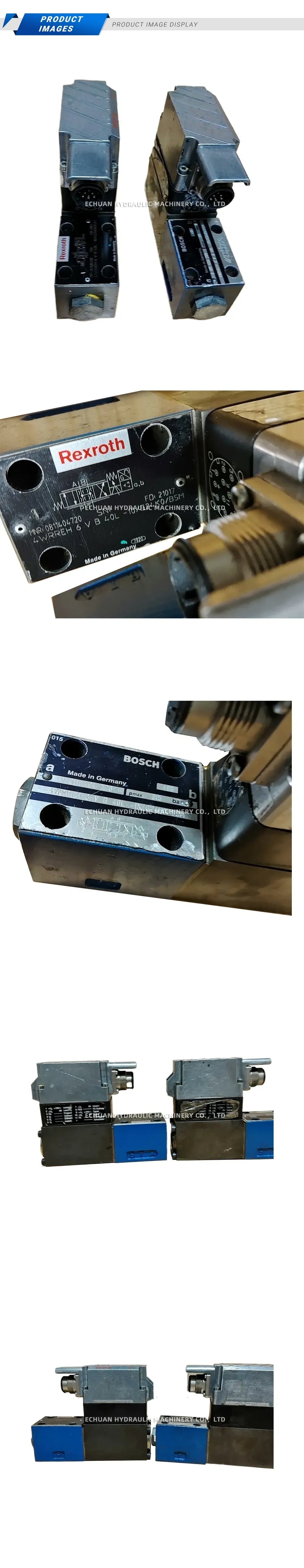 Bosch Rexroth 0811404720 (4WRREH 6 V B 40L -10/G24K0/B5M) High-response directional control valve Description