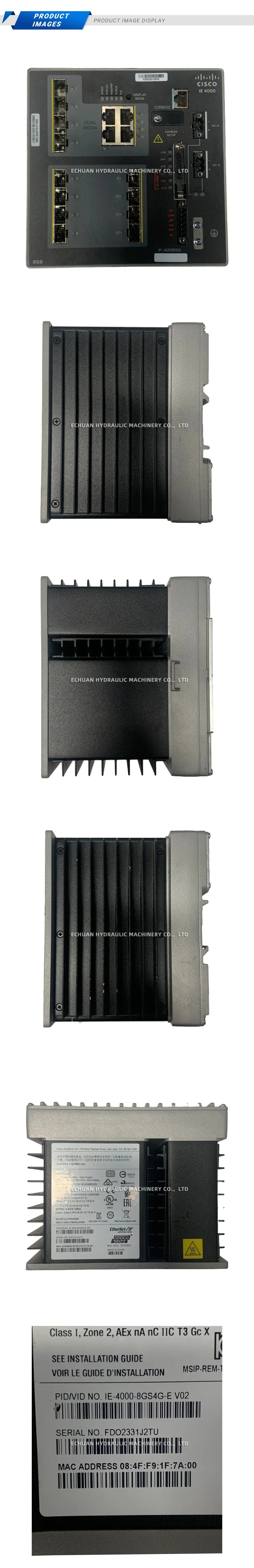 Cisco IE-4000-8GS4G-E Industrial Ethernet Switch Description
