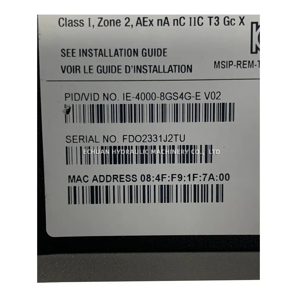 Cisco IE-4000-8GS4G-E Industrial Ethernet Switch