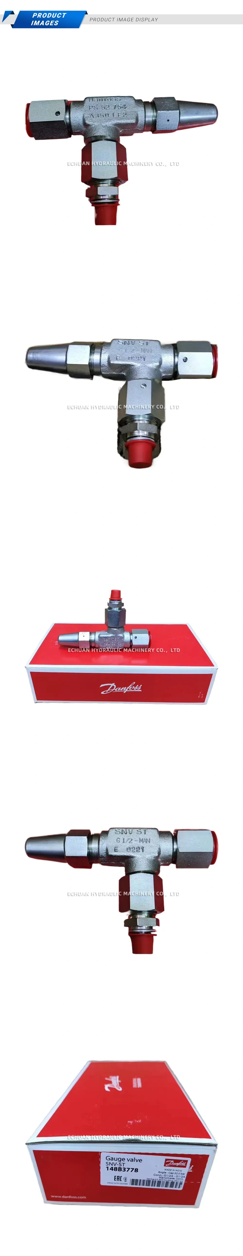 Danfoss SNV-ST (148B3778) Gauge Valve Description