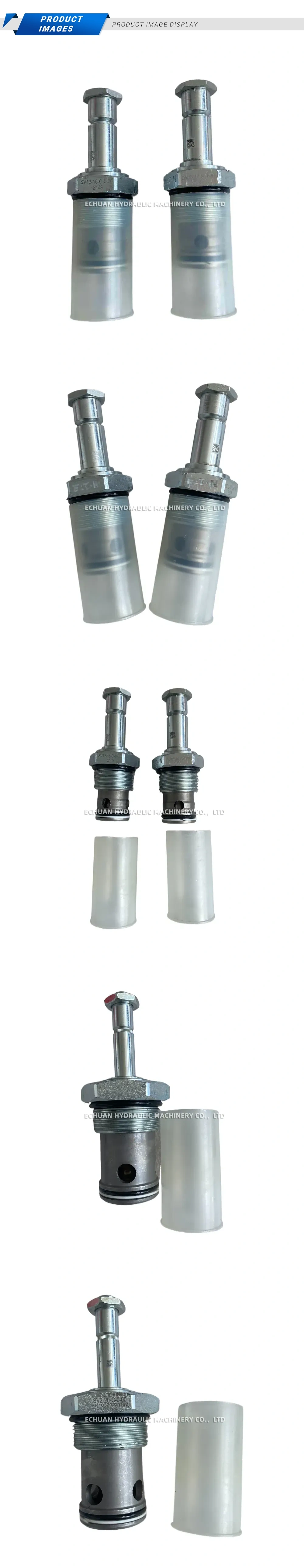 Eaton SV2-20-C-0-00 / SV13-16-C-0-00 Hydraulic Cartridge Valve Description