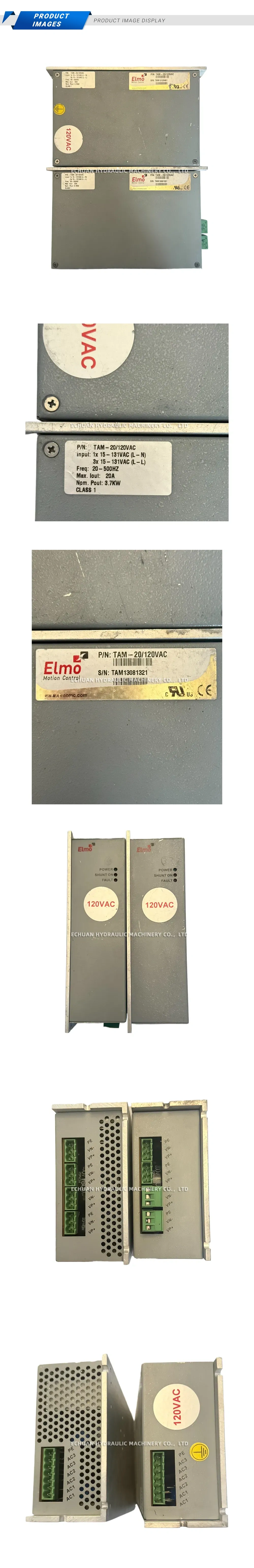 Elmo TAM-20/120VAC Servo Amplifier Description