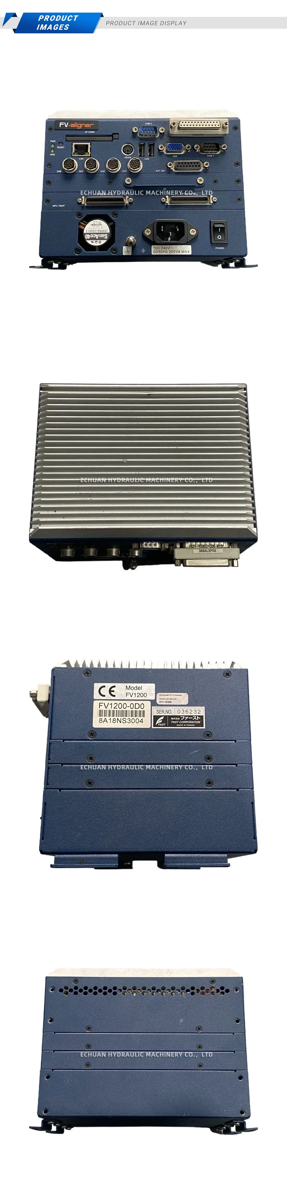 FAST Corporation FV1200 Industrial Aligner Controller Description