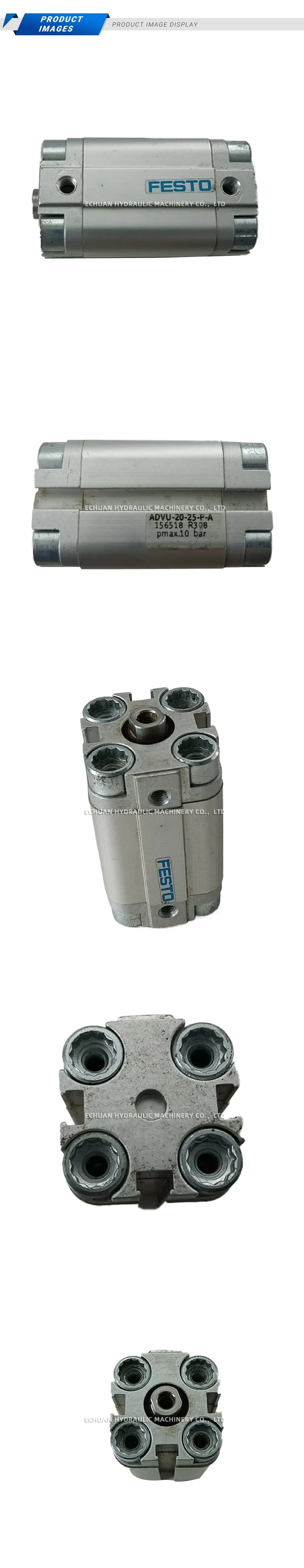 FESTO ADVU-20-25-P-A Compact Pneumatic Cylinder Description