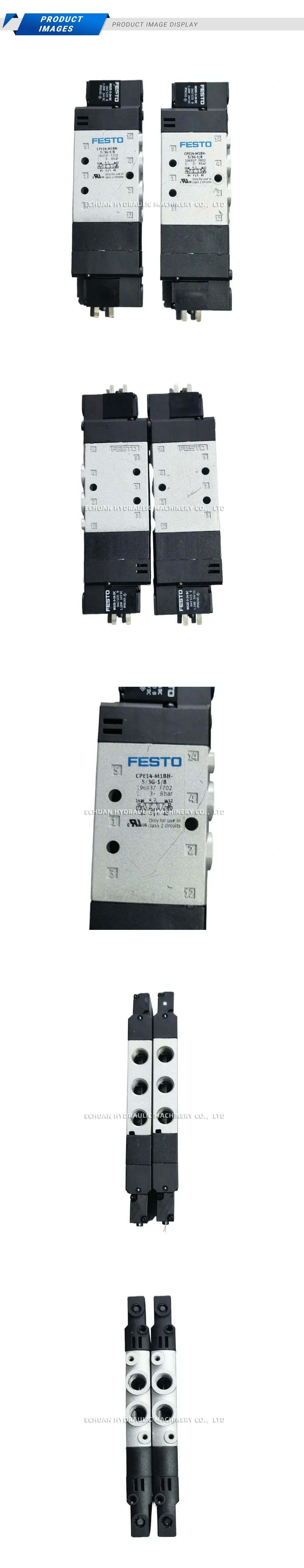 FESTO CPE14-M1BH-5/3G-1/8 Pneumatic Solenoid Valve Description